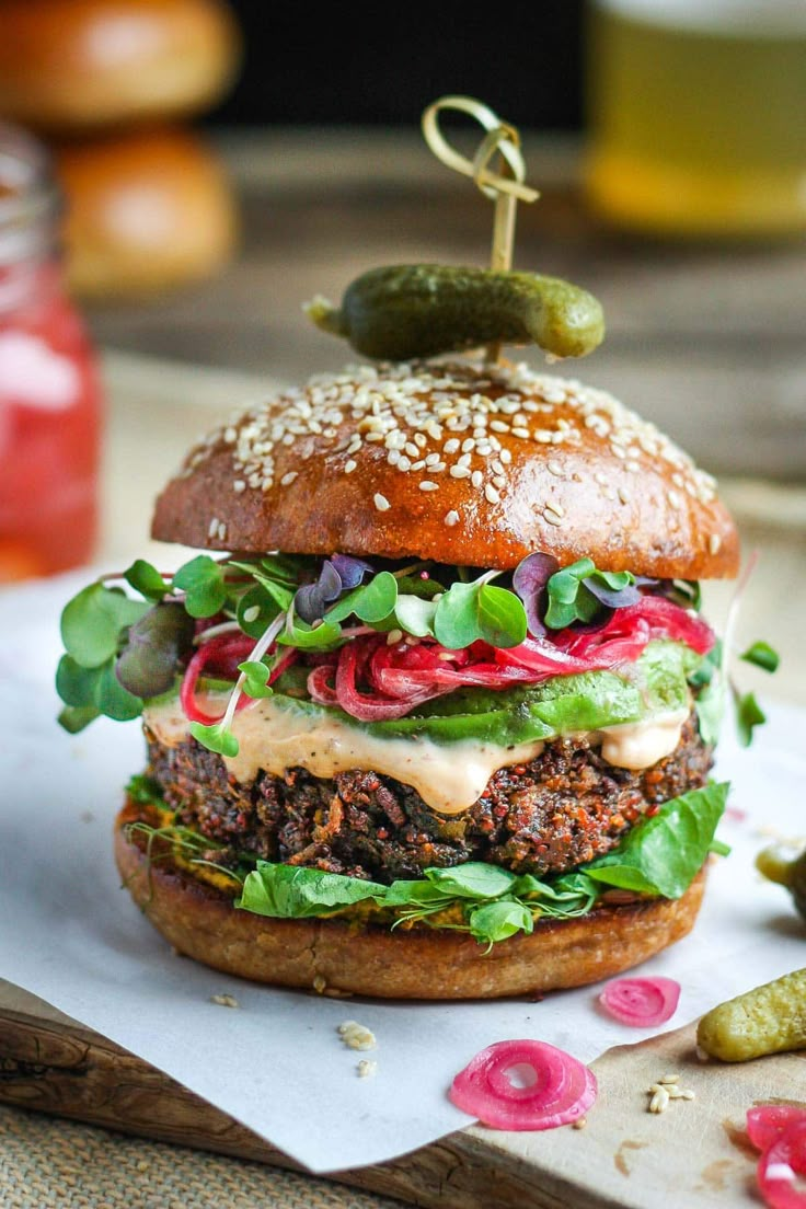 Grilled Veggie Burger